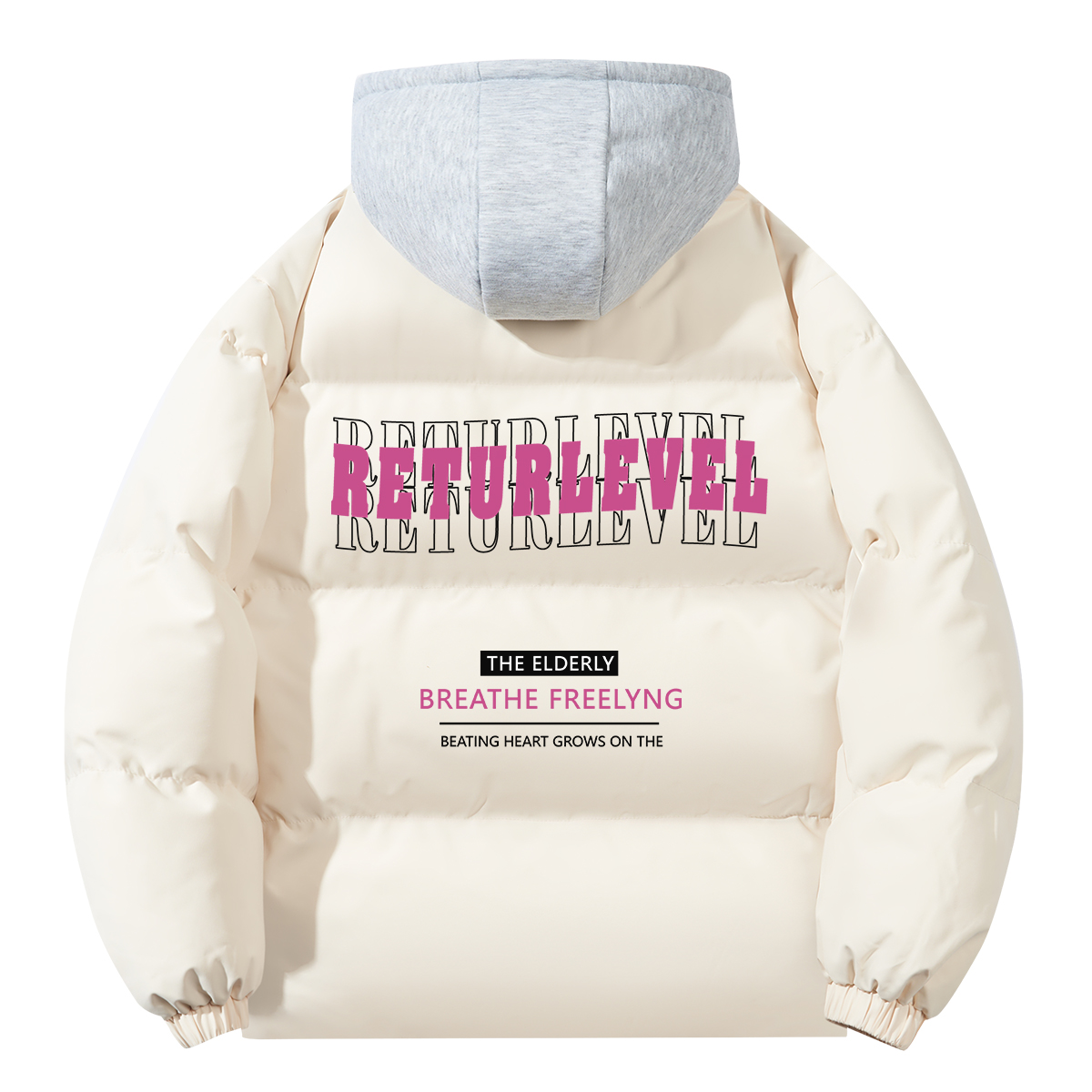 

LEVEL Пуховик серии RELAX унисекс, Ecru