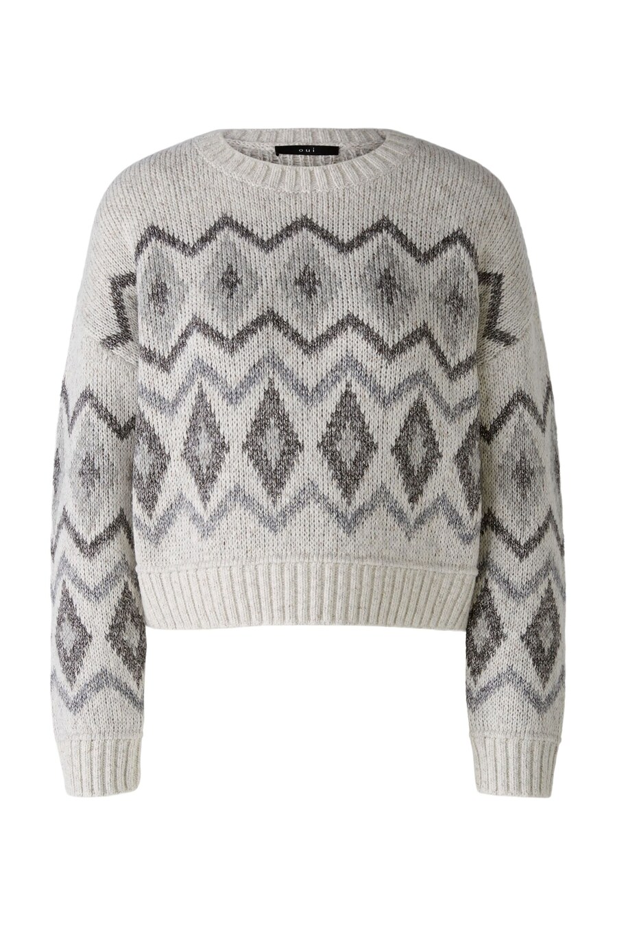 

Свитер OUI, цвет Grey/Light grey