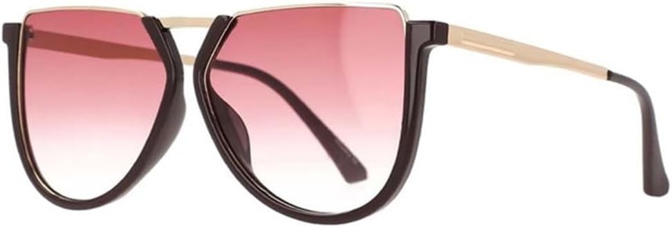 

Солнцезащитные очки Polygon Metal с индивидуальным дизайном, подходящие как для мужчин, так и для женщин, модные, с защитой от УФ-излучения UV400, в винтажном стиле MTZJH, Red