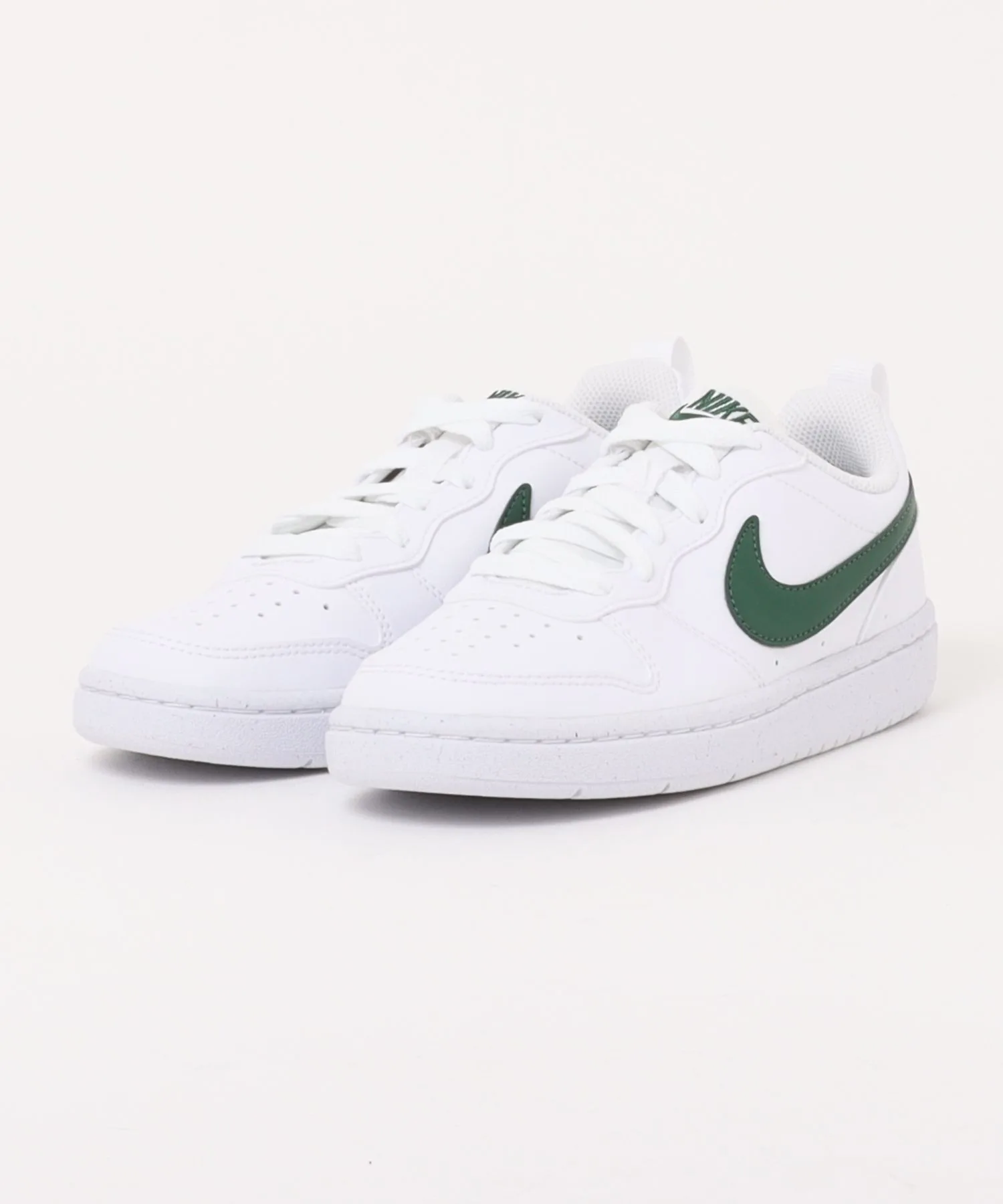 Детские кроссовки низкие из переработанных материалов Nike Court Borough Low Re-Craft GS белые