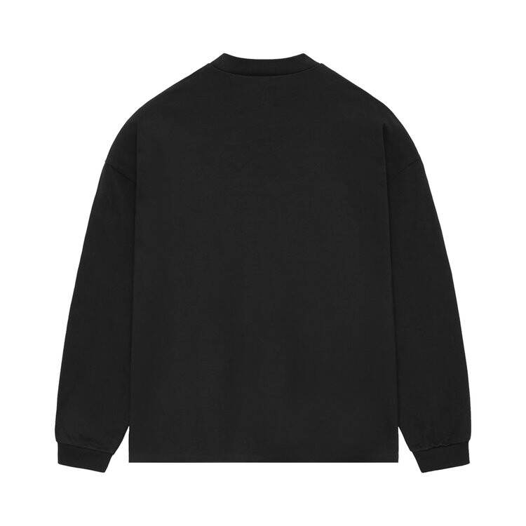 Футболка Fear Of God Essentials Fear of God Essentials Long-Sleeve Tee, черный — фото 2