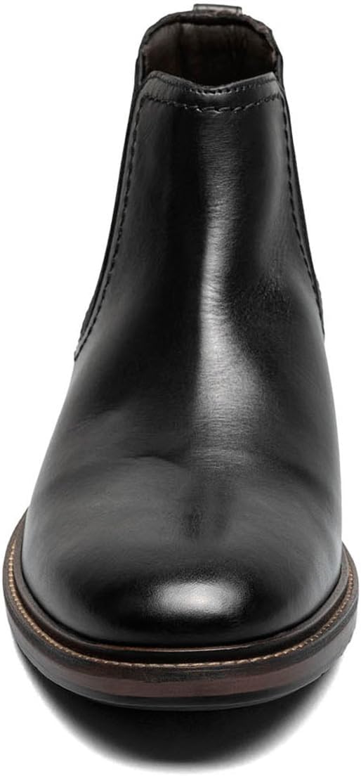 Мужские ботинки Florsheim, Forge, с гладким носком и эластичными вставками, черный — фото 3
