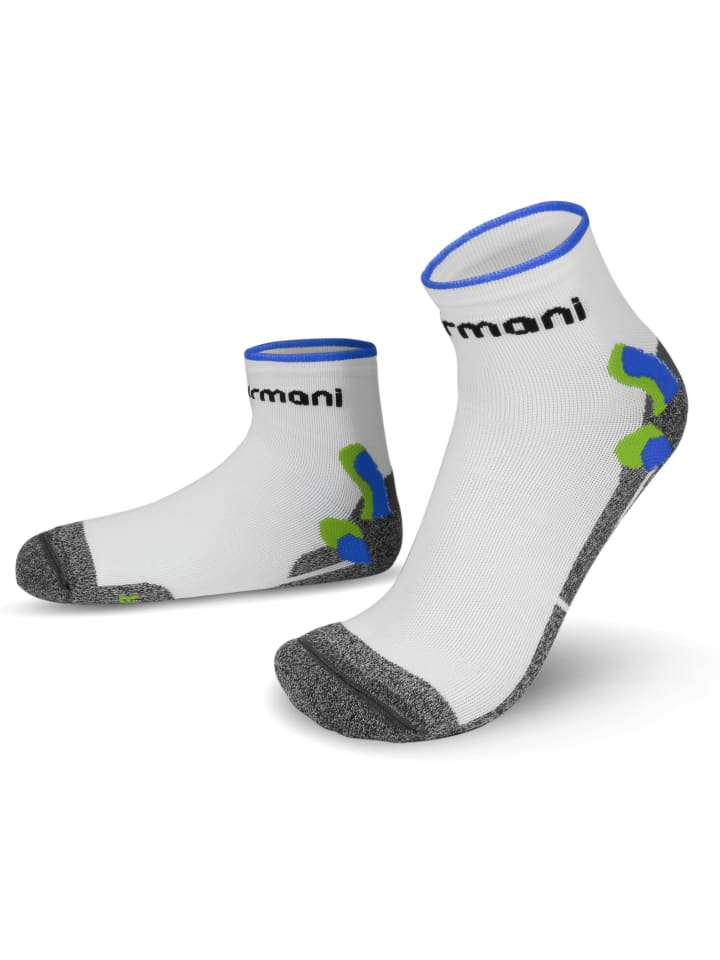 

Normani 2 пары коротких спортивных носков бело-голубого цвета