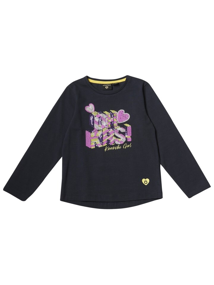 

Футболка KOROSHI LANGÄRMELIGES MÄDCHEN T SHIRT, синий