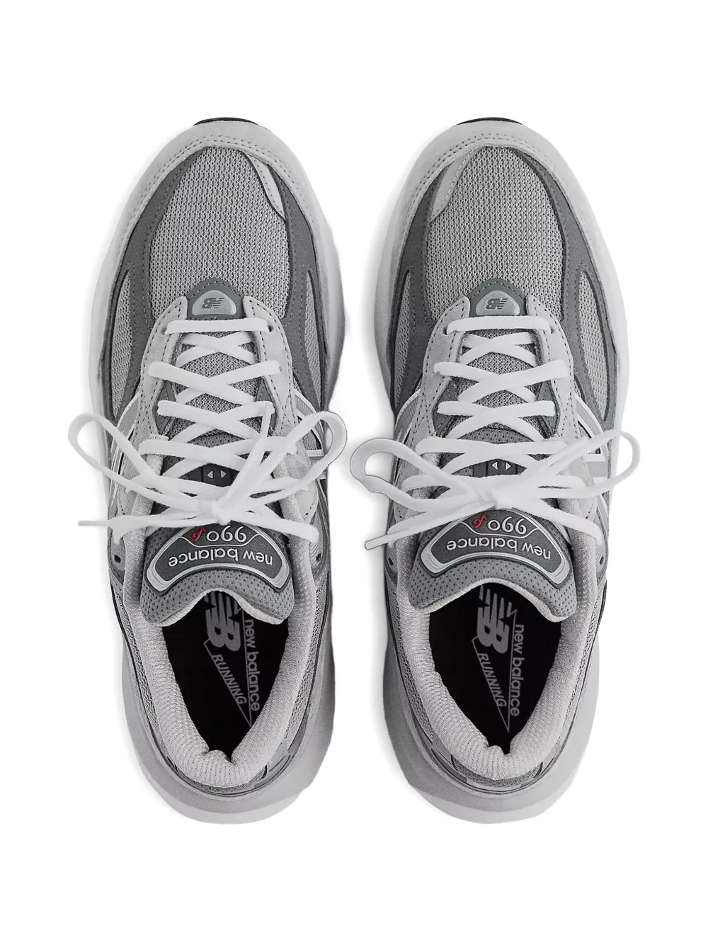 Кроссовки 990 V6 на шнуровке NEW BALANCE, серый — фото 4