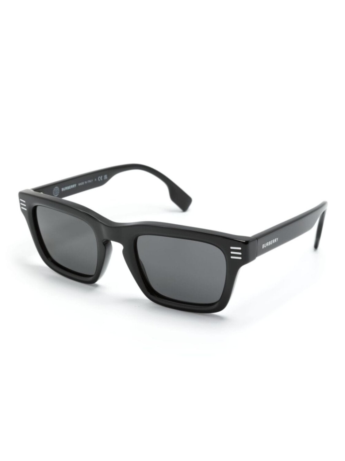 B4403 Солнцезащитные очки в квадратной оправе Burberry Eyewear, черные — фото 2
