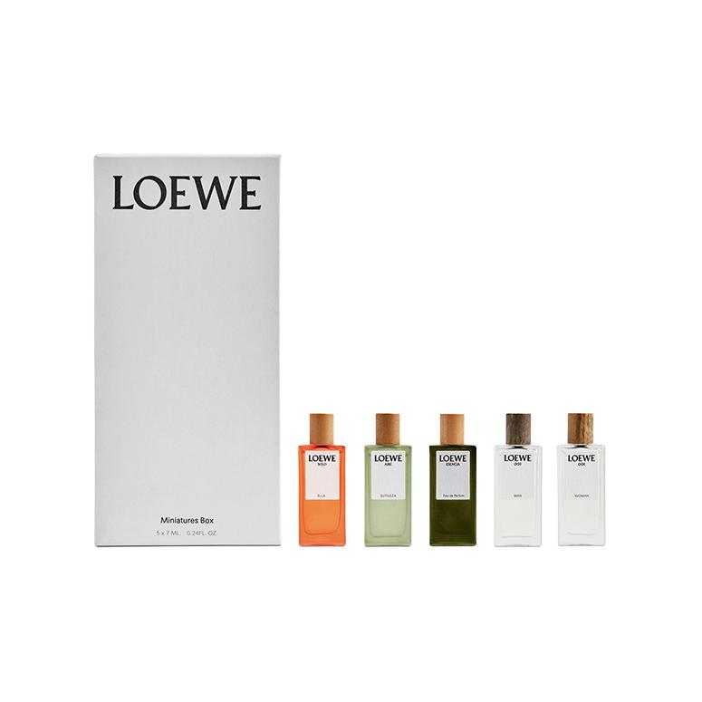 

Миниатюрный набор парфюмерных пробников из пяти ароматов, Eau De Parfum и Eau De Toilette с нотами жасмина и мускуса LOEWE, Five-Piece Set