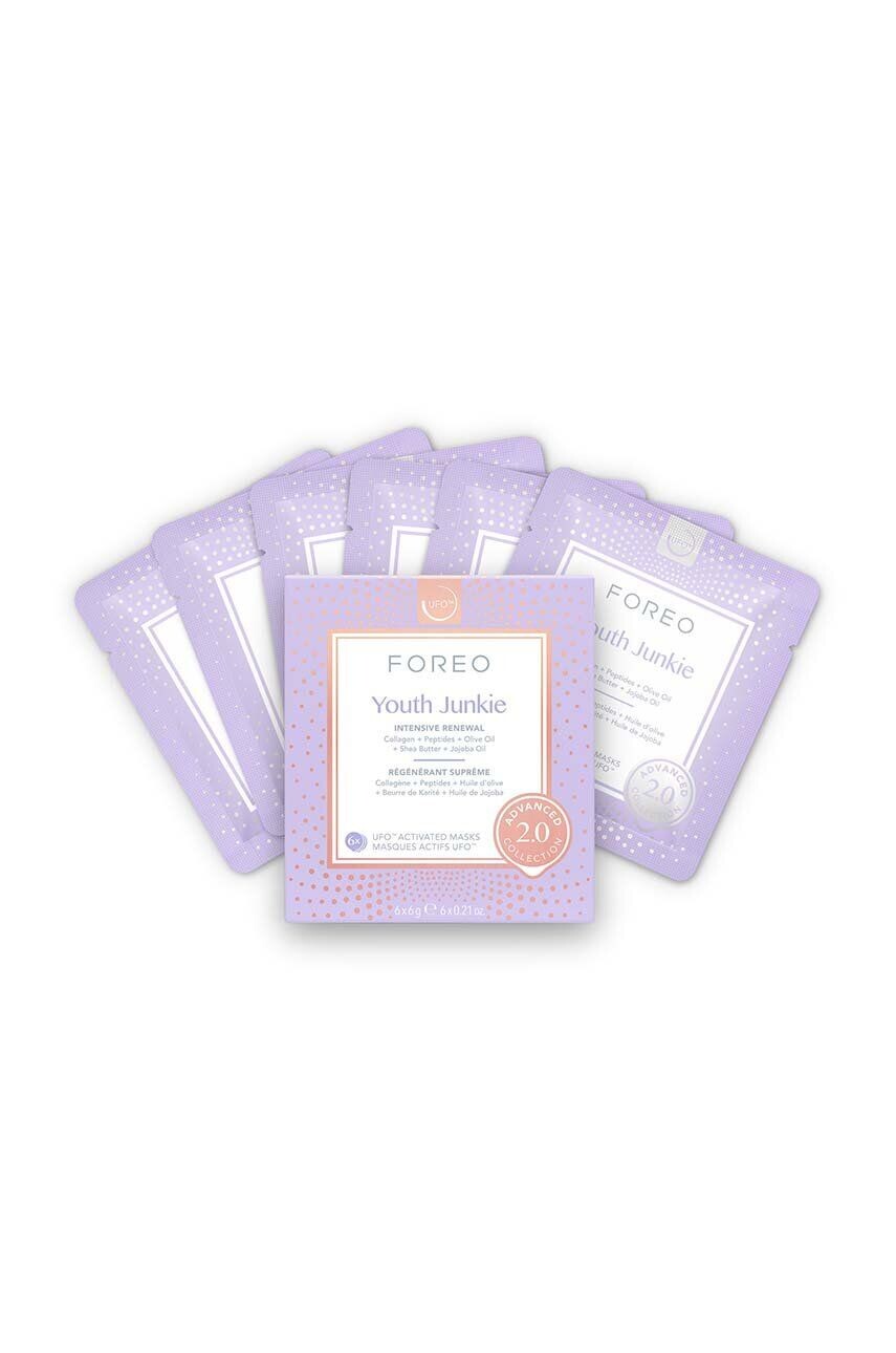 Маска для лица Foreo — Антивозрастная активированная UFO UFO Masks Youth Junkie .0 упаковка из , цвет violetto — фото 2