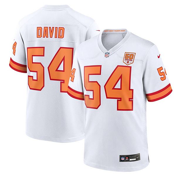

Мужская футболка Lavonte David White '76 Tampa Bay Buccaneers 50th Season Game Nike