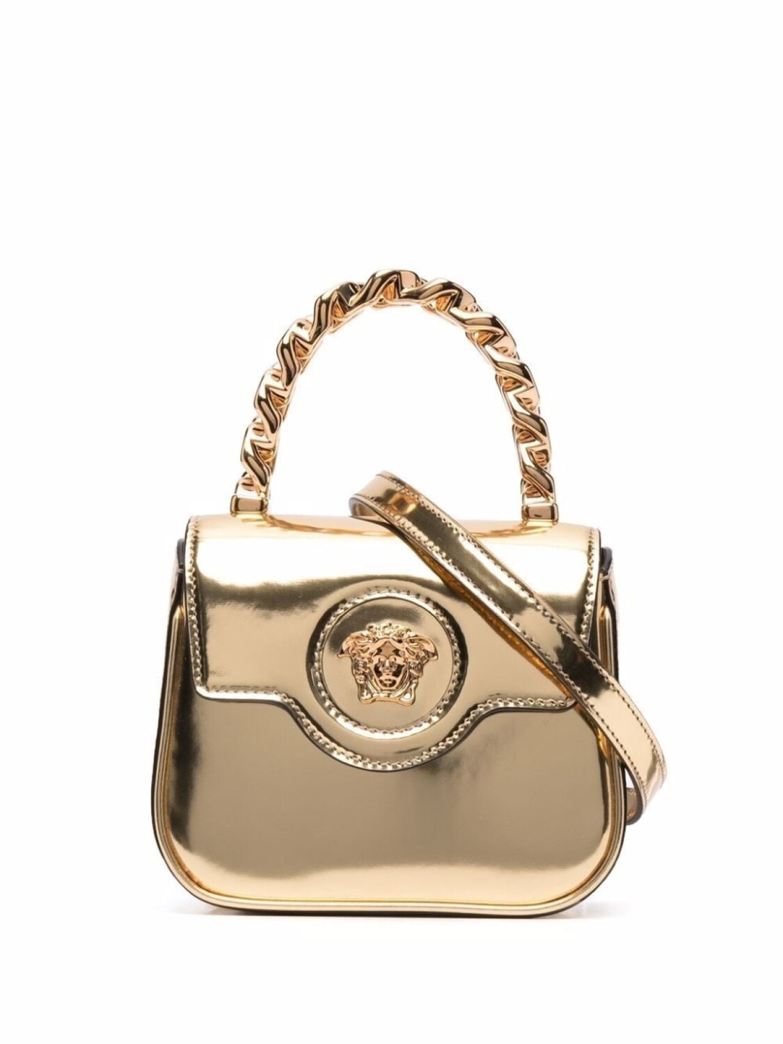 

Сумка Versace с декором Medusa, золотистый, Золотой, Сумка Versace с декором Medusa, золотистый