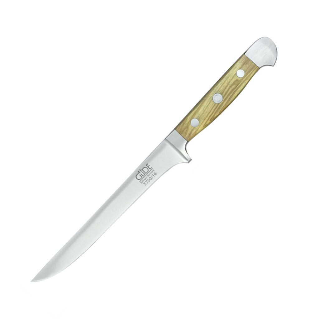 

Нож Güde серии Alpha Olive - нож для обвалки, длина лезвия 16 см Güde Solingen