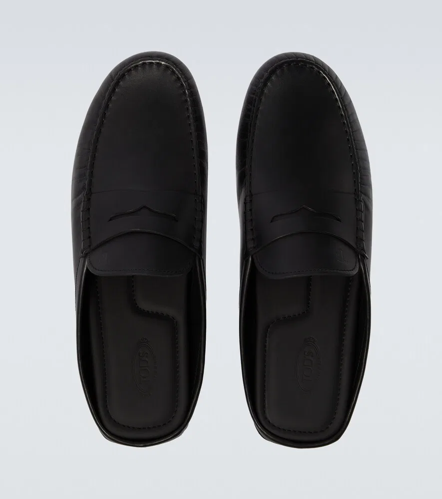 Кожаные мюли Tod's, черный — фото 4