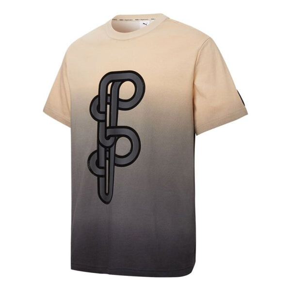 

Футболка PUMA x PRONOUNCE Graphic Tee Crossover Gradient Tie Dye Sports Short Sleeve Khaki, хаки