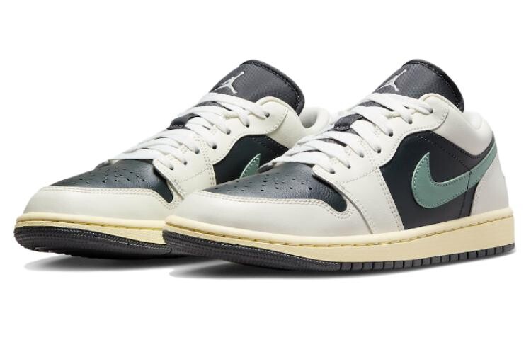 Jordan Air Jordan 1 Vintage Баскетбольные кроссовки унисекс, Черный/Зеленый — фото 3
