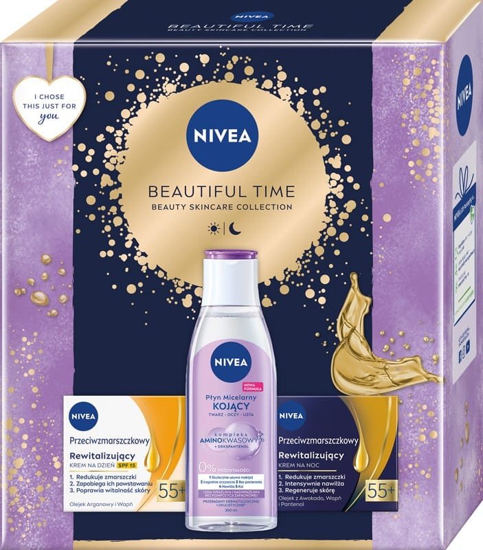 

Подарочный набор косметики для женщин Nivea Beautiful Time 2024