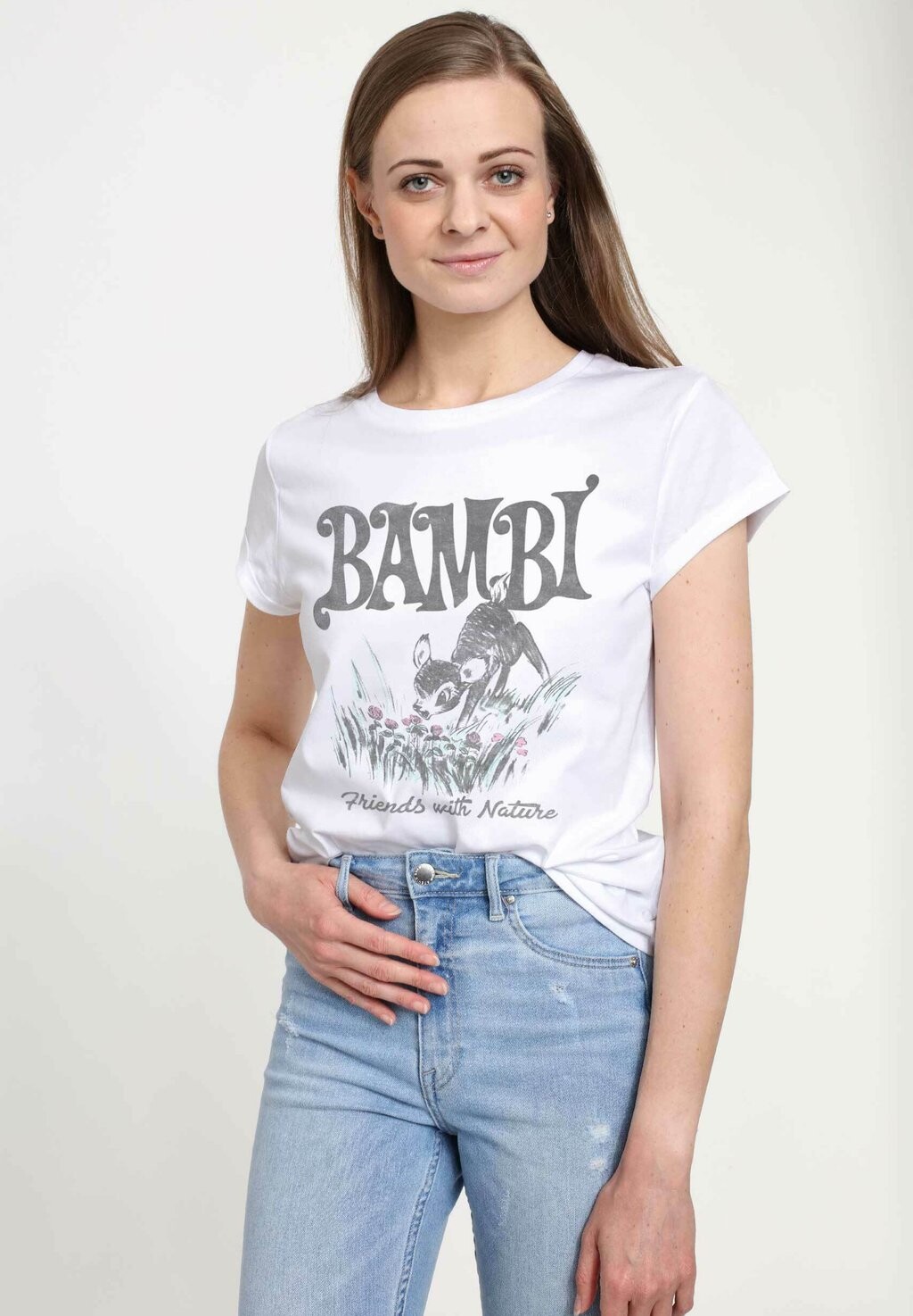 

Футболка с принтом BAMBI BAMBI NATURE Disney, белый