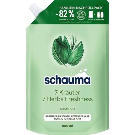 

Schwarzkopf Шампунь Refill Pack 7 Herbs 800 мл Schauma
