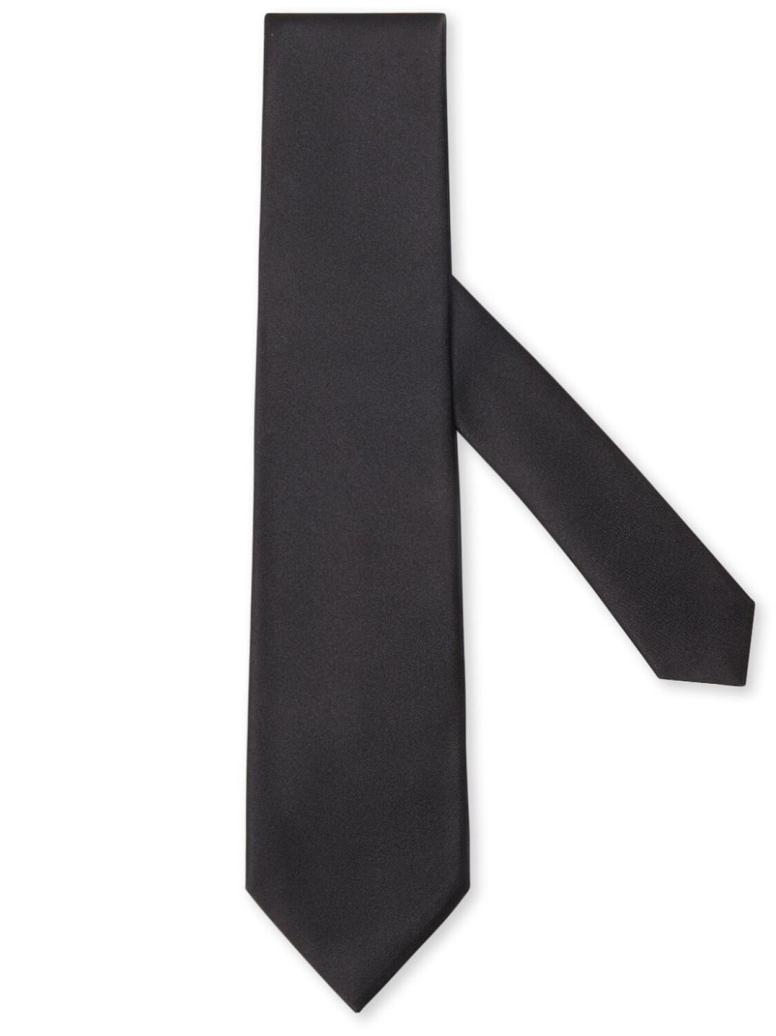 

Zegna Cerimonia silk tie, черный