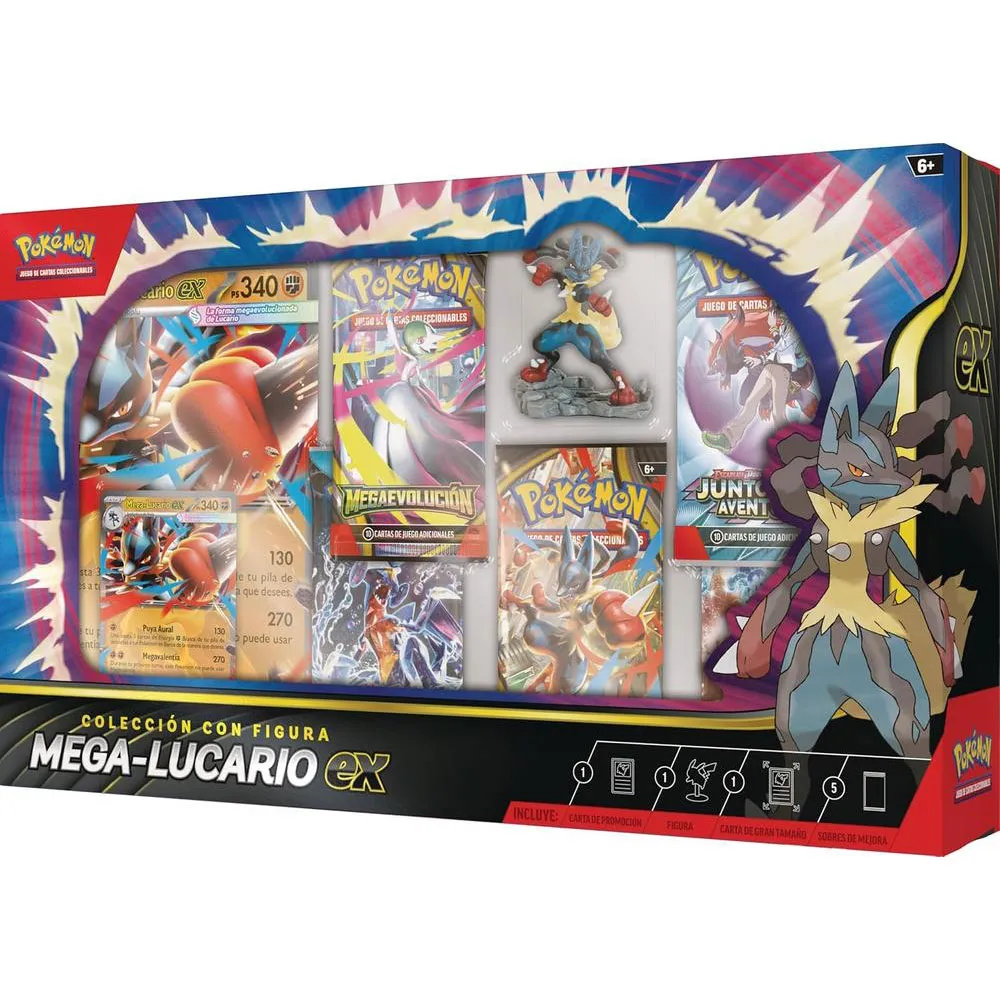 

Коллекционные карточки Pokemon Trading Card Game Mega Lucario EX, мультиколор