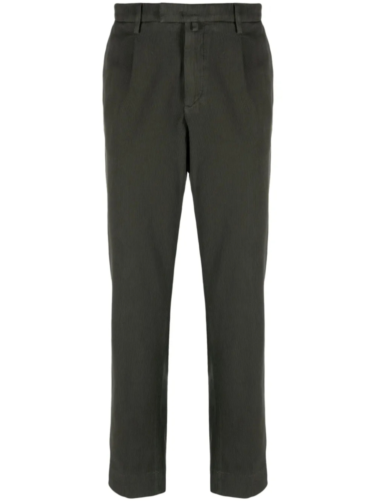 

Briglia 1949 зауженные вельветовые брюки с нашивкой-логотипом, зеленый