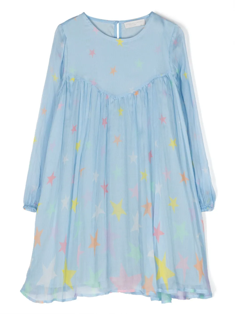 

Платье с принтом Stella McCartney Kids, синий