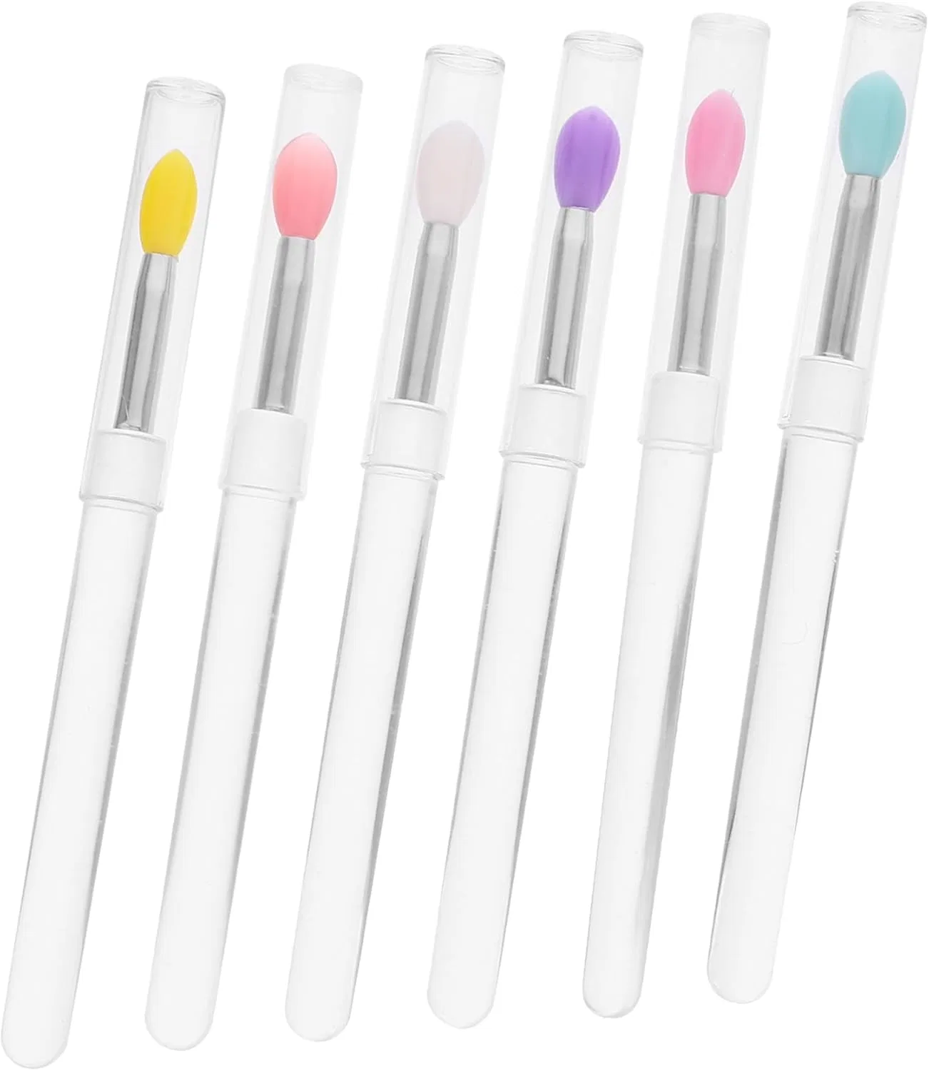 Набор кистей для губ силиконовых 6 шт Beaupretty