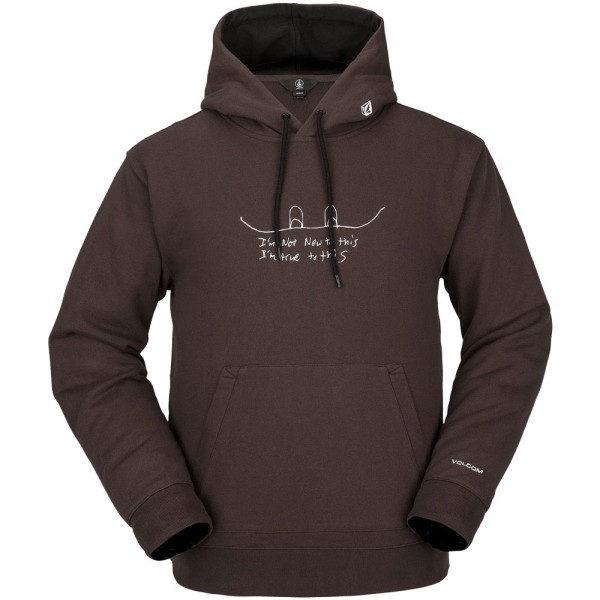 

Толстовка с капюшоном из флиса DI Volcom, коричневый