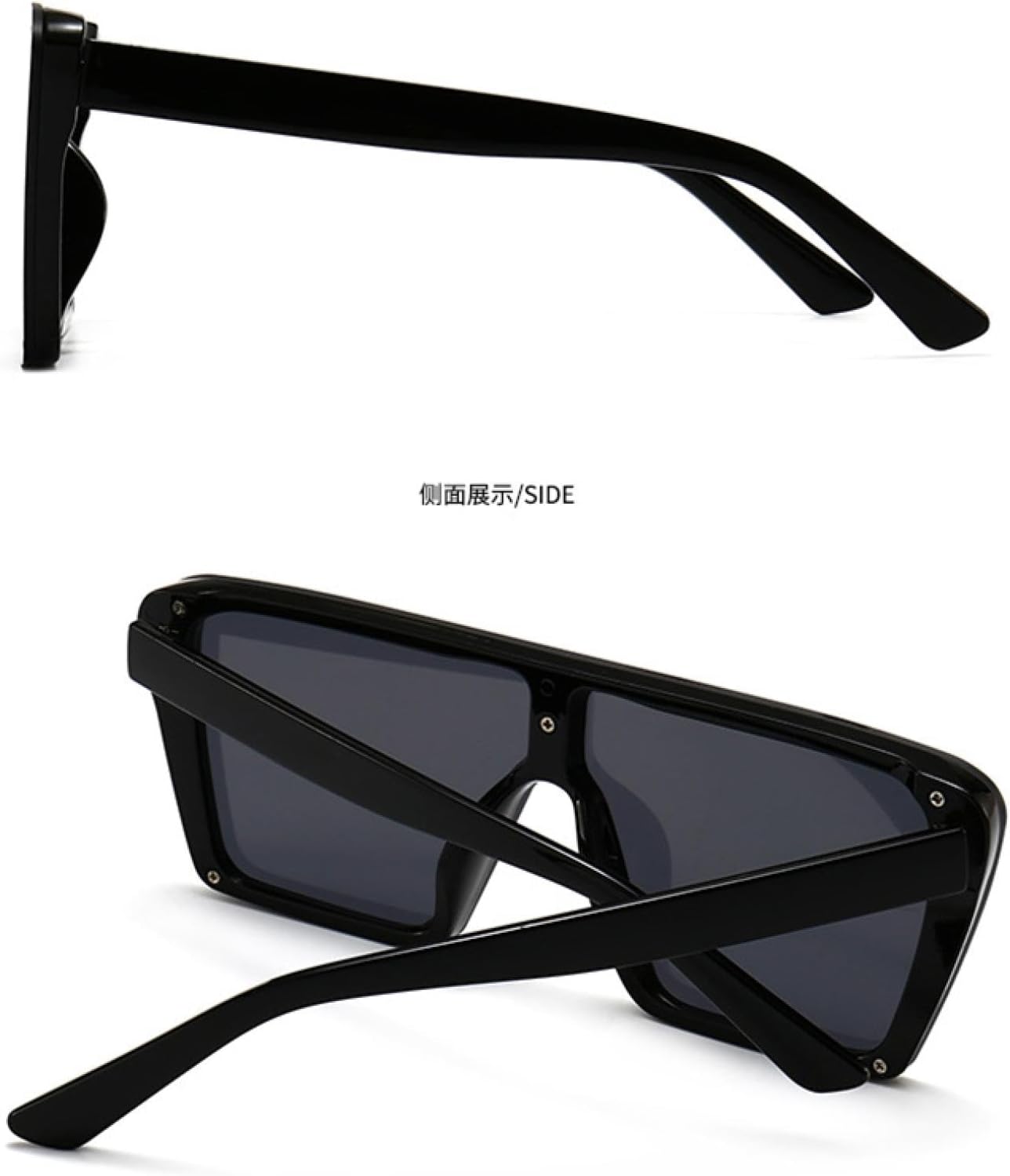 

Винтажные современные солнцезащитные очки с плоской верхней частью в стиле ретро для женщин и мужчин, роскошные модные очки с защитой от УФ-излучения UV400 TKKTLLT, C7