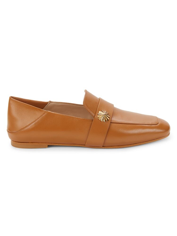 

Складные лоферы на каблуке Wylie Star Stuart Weitzman, цвет Almond