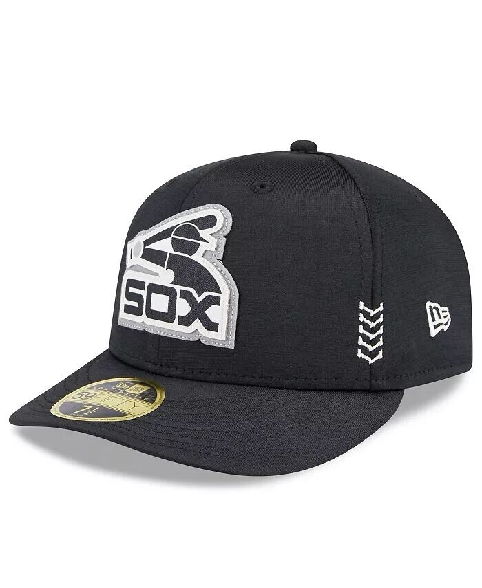 

Мужская черная бейсболка Chicago White Sox 2024 Clubhouse Low Profile 59FIFTY Fitted New Era
