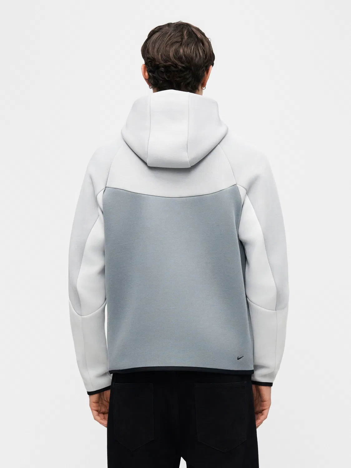 Толстовка на молнии из ТЕХНОЛОГИЧЕСКОГО ФИЛИСА Nike Sportswear, Grey/Dark Grey — фото 4