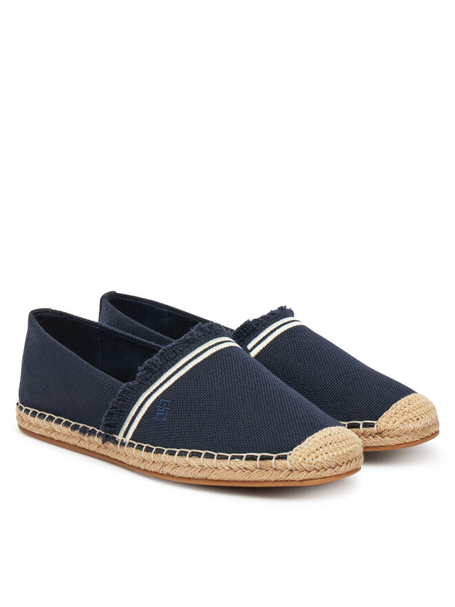 Эспадрильи Fringe Canvas Closed Espadrille FW0FW08881 Tommy Hilfiger, синий — фото 2