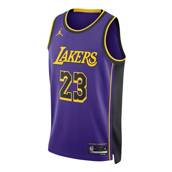 

Футболка x nba los angeles lakers statement edition свитер swingman Air Jordan, фиолетовый