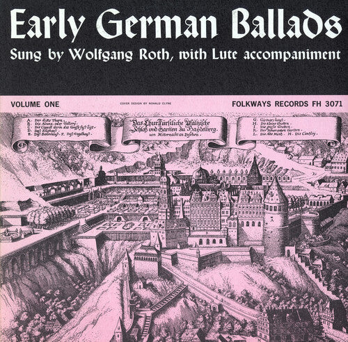 

CD диск Roth, Wolfgang: Early German Ballads 1: 1280-1619
