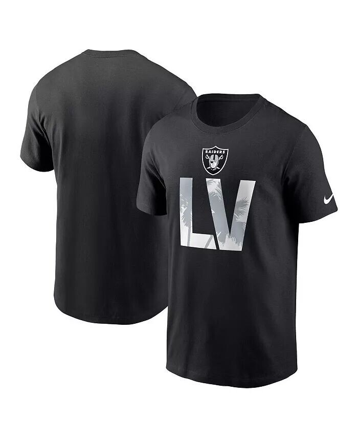 

Мужская черная футболка Las Vegas Raiders Local Essential Nike
