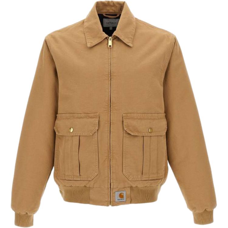 

Стеганая хлопковая куртка Stanton Carhartt Wip, коричневый