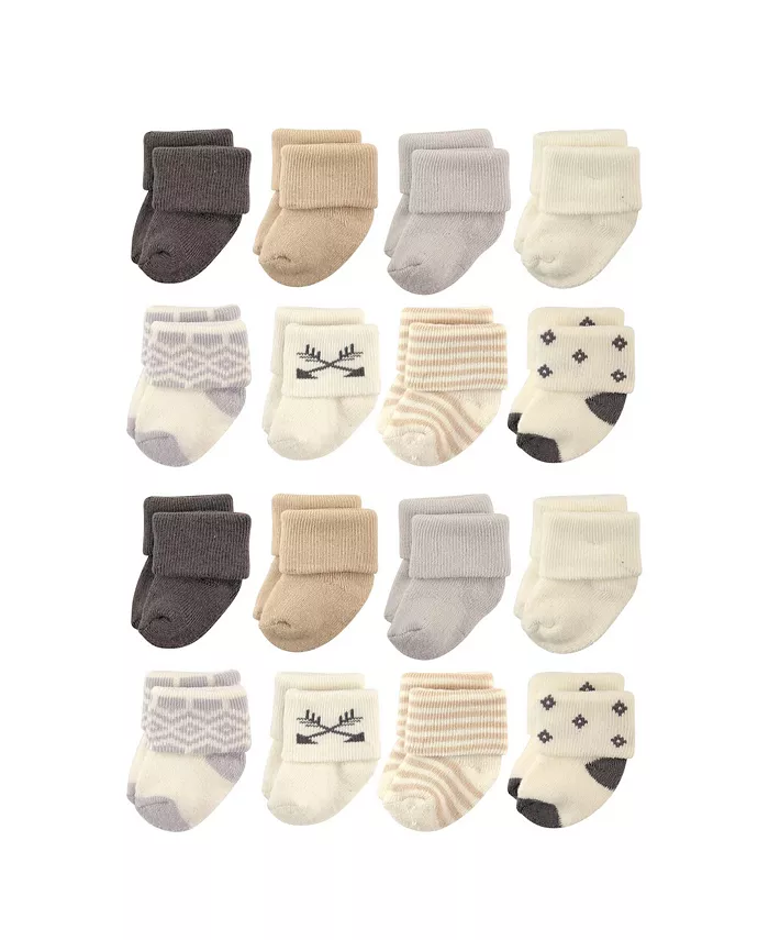 

Махровые носки Hudson Unisex из хлопковой смеси с плюшем для мальчиков Hudson Baby, серый