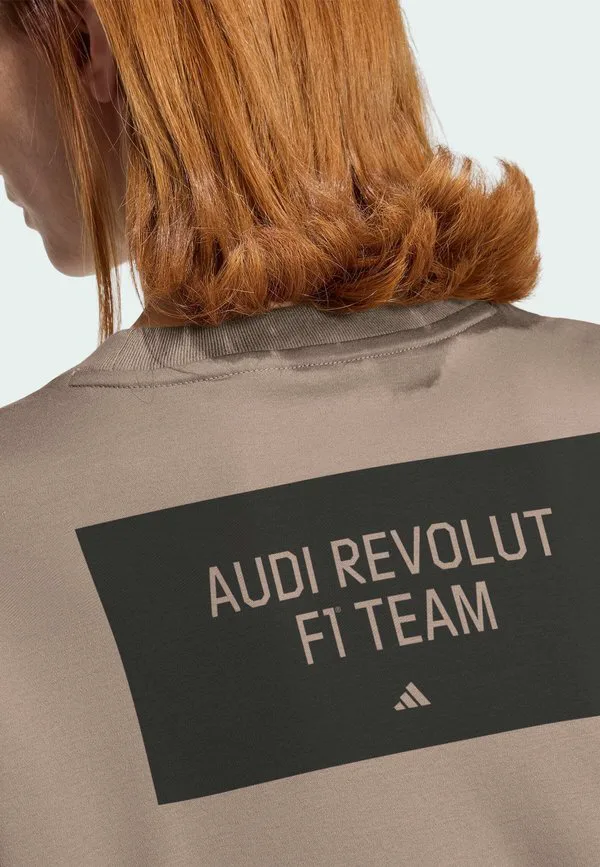 Футболка с длинными рукавами с графическим принтом команды audi formula one. Adidas Performance, Simple Brown Hi-Res Red — фото 3
