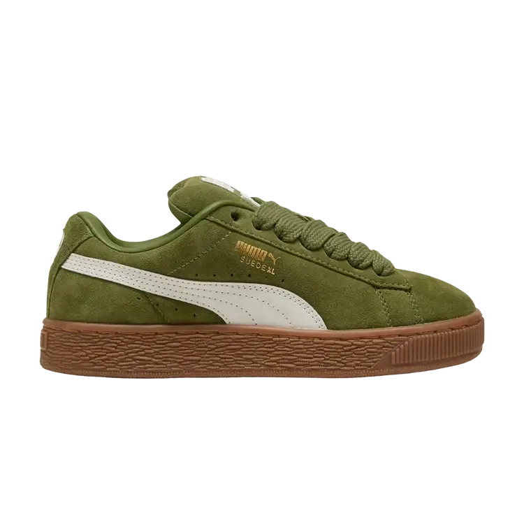 Детские кроссовки Puma Suede XL Big Kid, зеленый