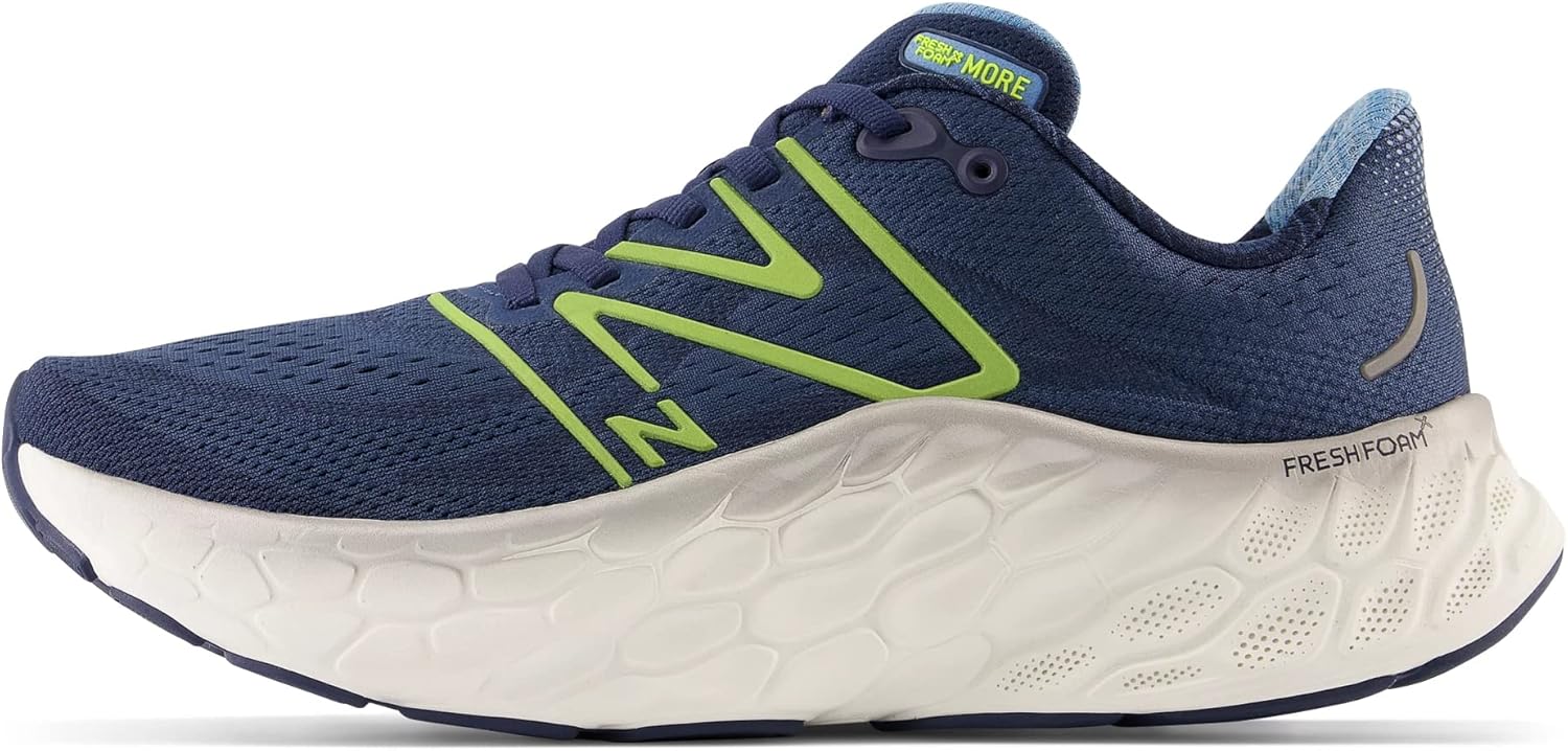 

New Balance Кроссовки Men's Fresh Foam X More V4, Nb Navy/Cosmic Pineapple/Heritage Blue