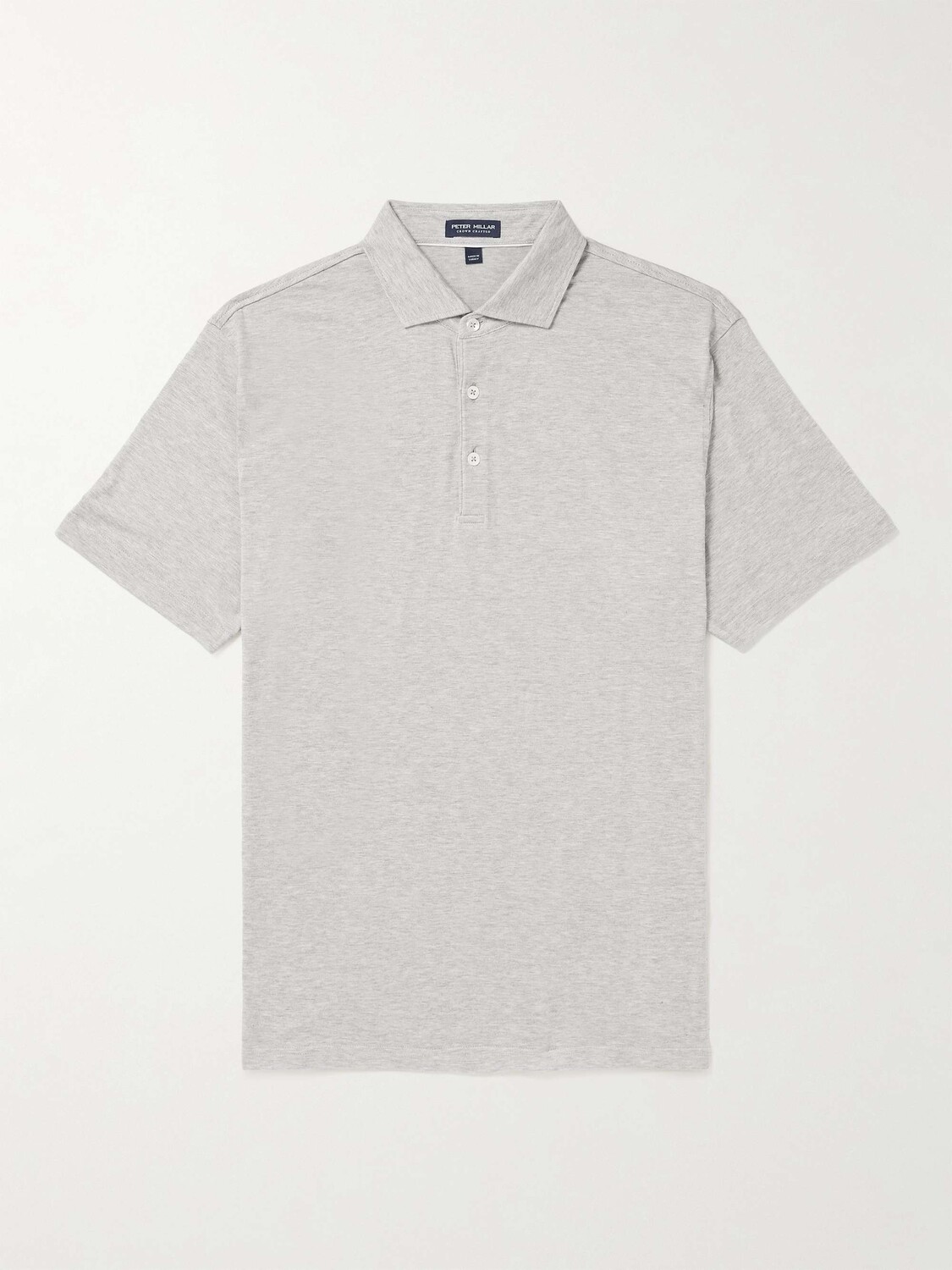 

Рубашка поло Excursionist из эластичного хлопка и модала PETER MILLAR, серый
