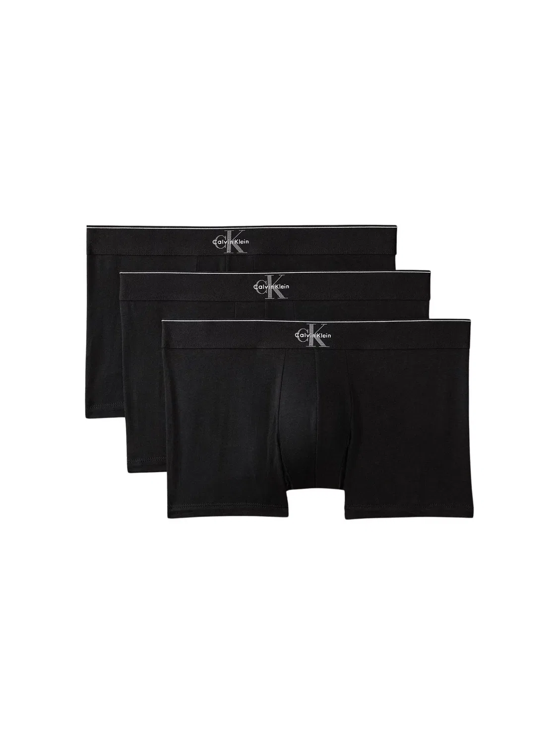 Боксерские шорты Calvin Klein TRUNK 3PK черного цвета