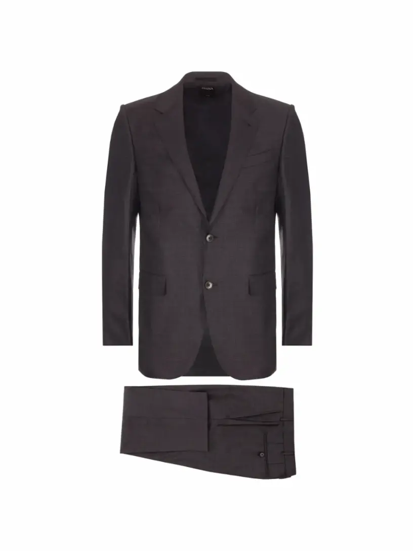 

Шерстяной костюм Zegna, серый