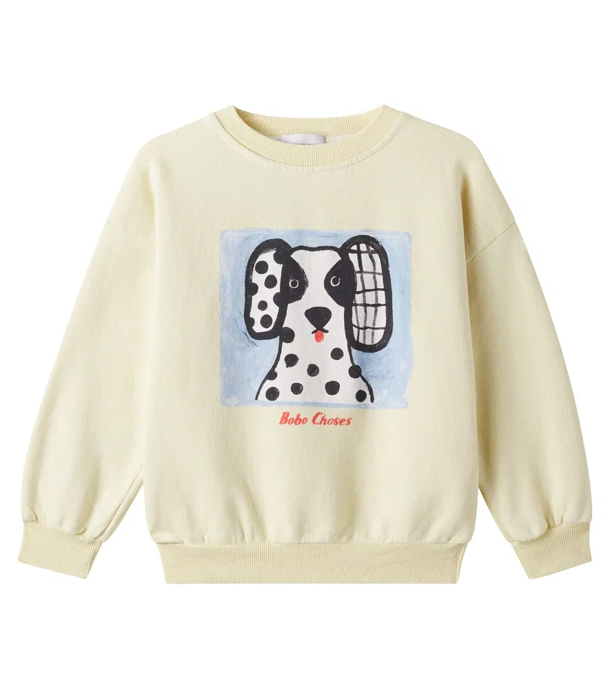 Хлопковая толстовка с принтом Van Dog Bobo Choses, желтый