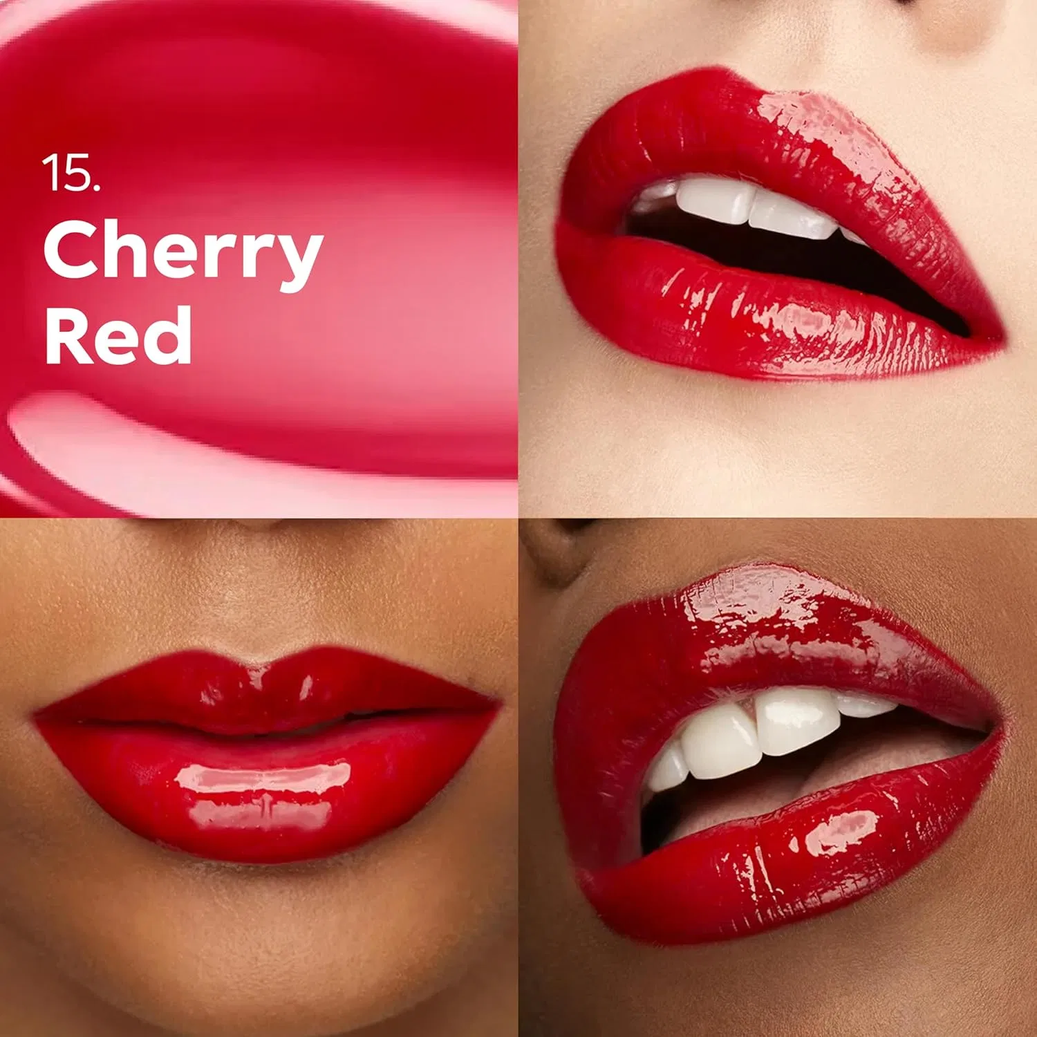 Питательный блеск для губ «3D Hydra Lipgloss» от KIKO Milano Kiko Milano, 15 Cherry Red — фото 2