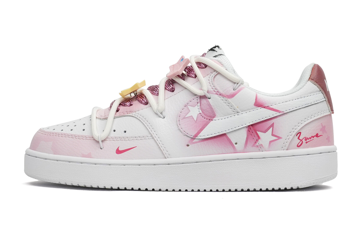 

Кроссовки Nike Court Vision 1 Skateboarding Shoes Women's Low-top White, голубой, Синий, Кроссовки Nike Court Vision 1 Skateboarding Shoes Women's Low-top White, голубой