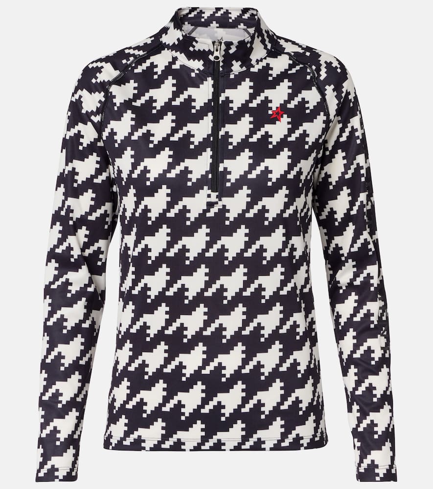

Худи для лыж в стиле houndstooth Perfect Moment, B&W Houndstooth