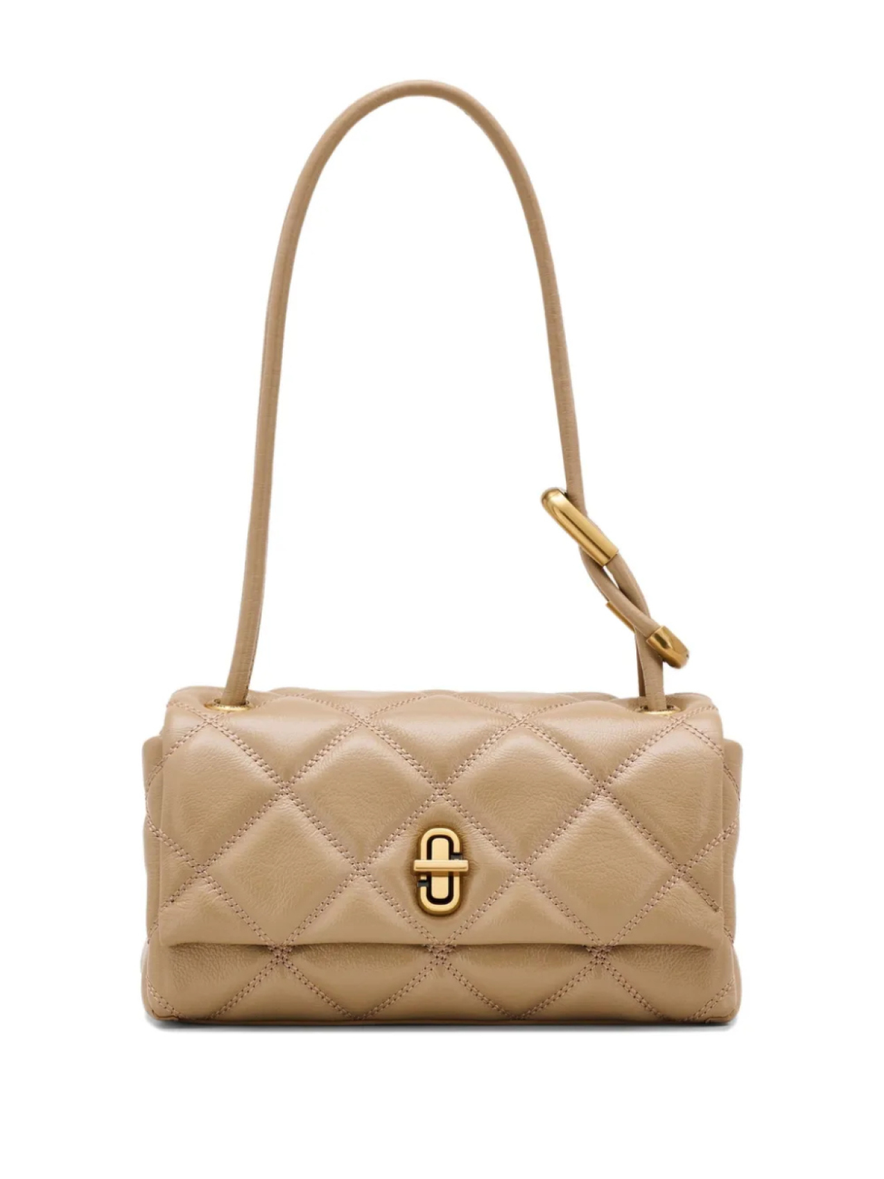 

Marc Jacobs стеганая сумка на плечо The Quilted Leather Mini Dual, нейтральный