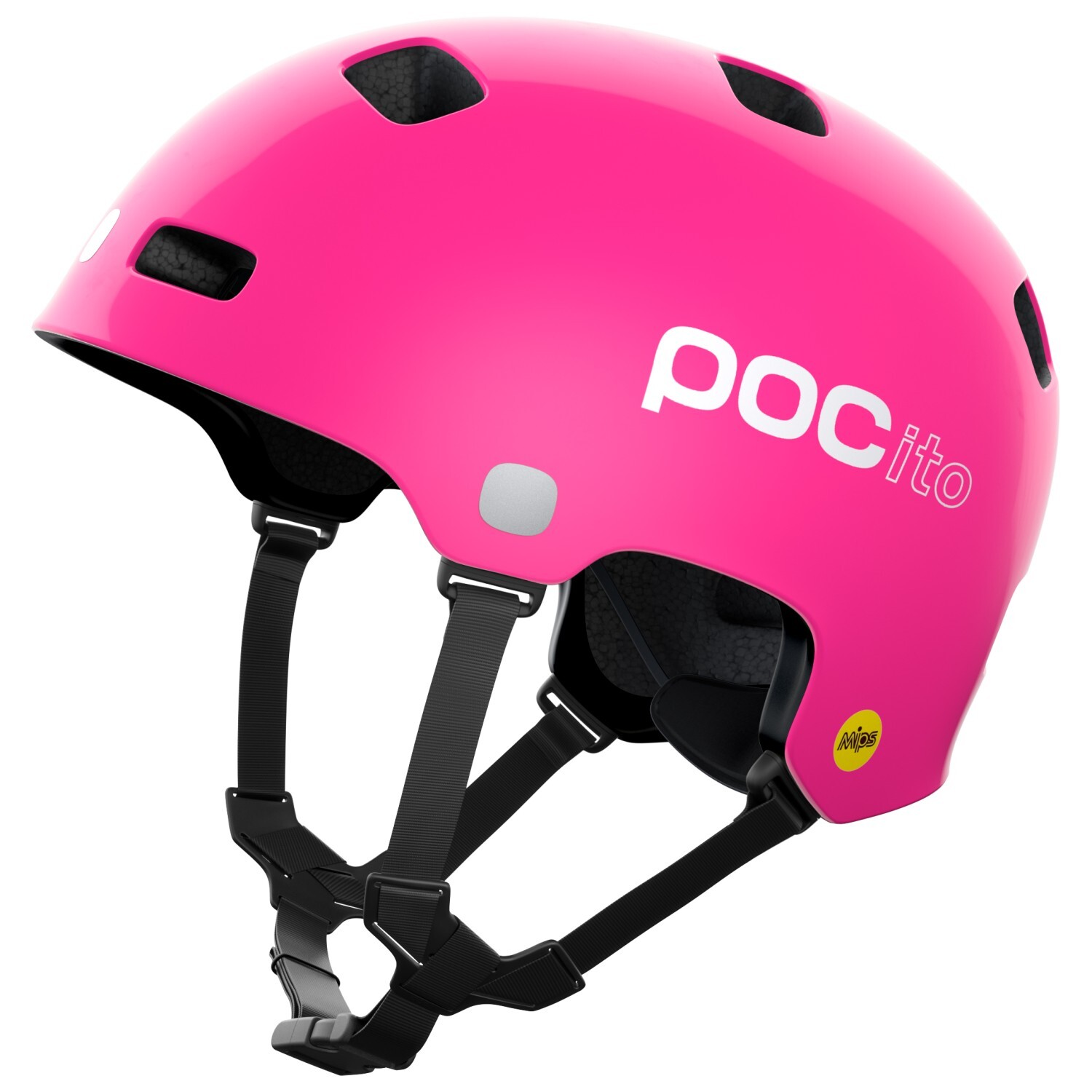 

Велосипедный шлем Poc Kid's POCito Crane MIPS, цвет Fluorescent Pink