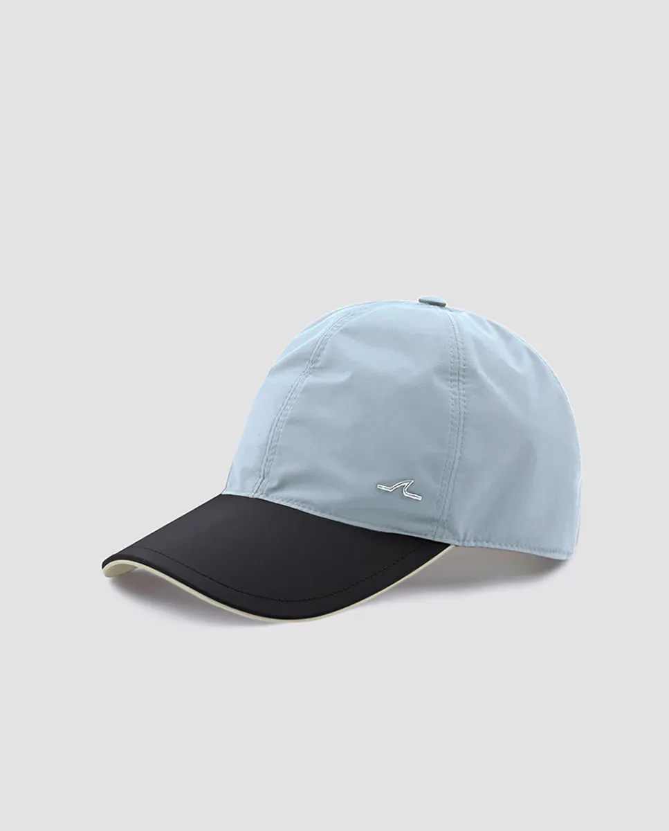 

Мужская кепка с металлическим логотипом сбоку и контрастным козырьком Paul & Shark, синий